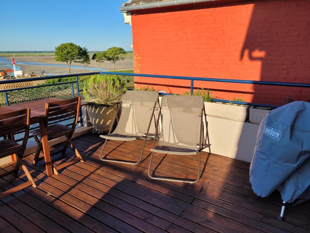 Apartamento Vue Et Terrasse Panoramique Sur La Baie De Somme Saint-Valery-sur-Somme Exterior foto